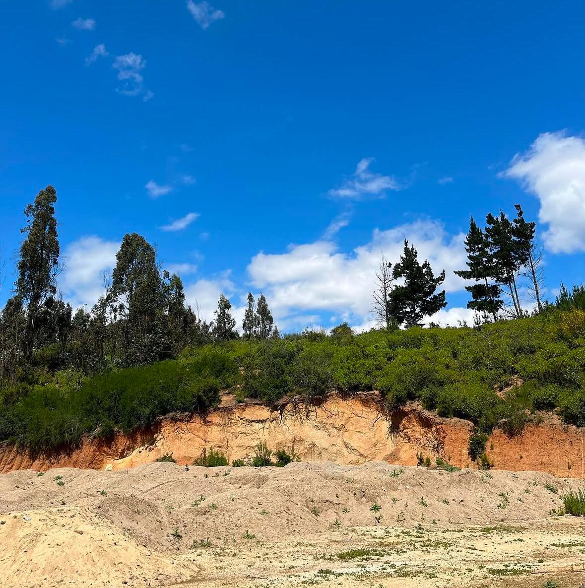 Talud y terreno natural del entorno de Altos del Mar